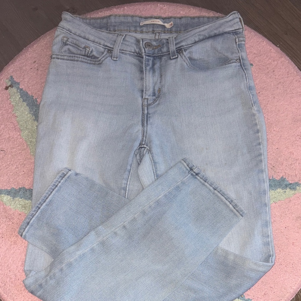 Women’s 712 Slim Levi Denim blue Jeans
